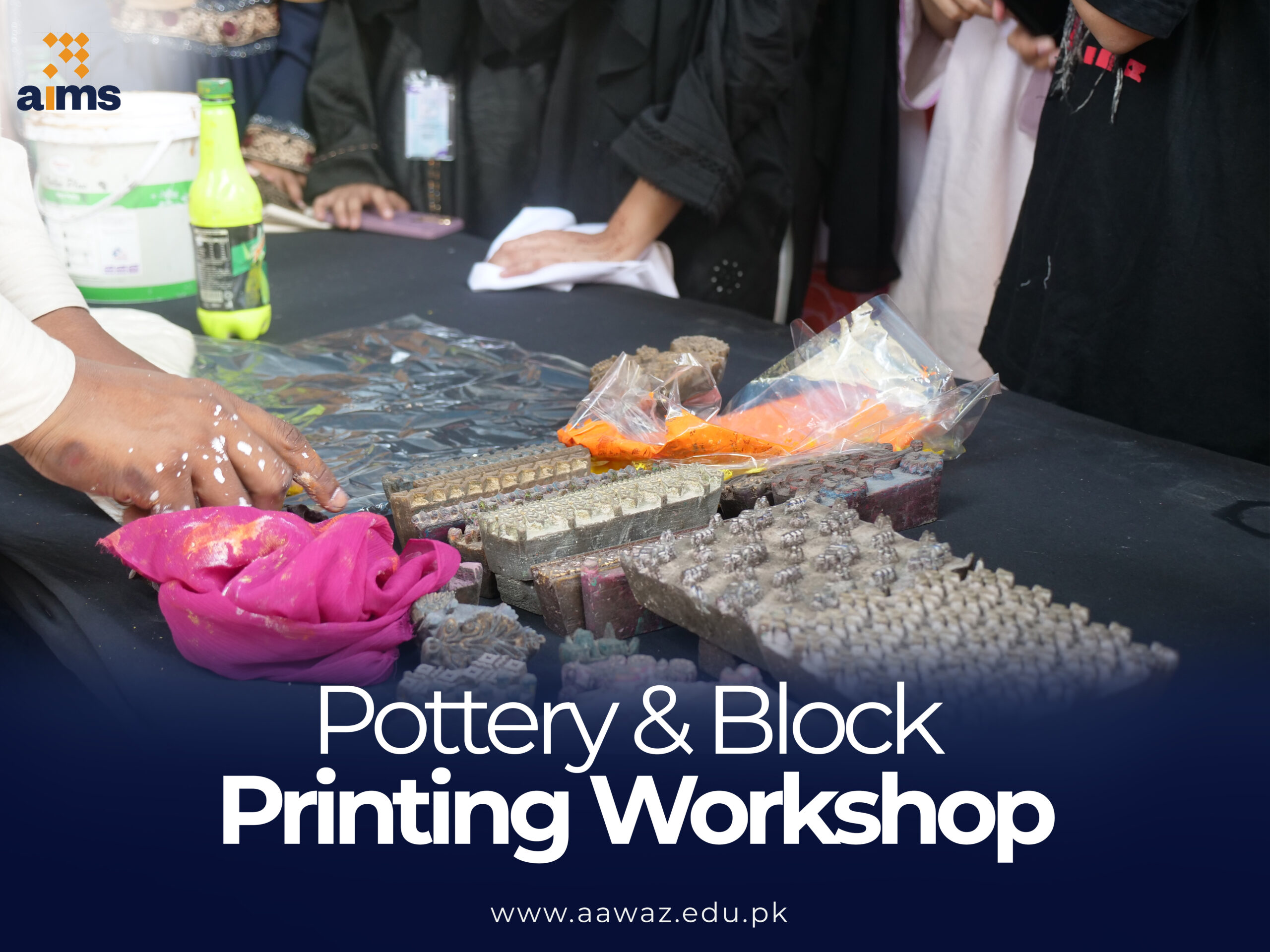 Pottery & Block Printing Workshop
